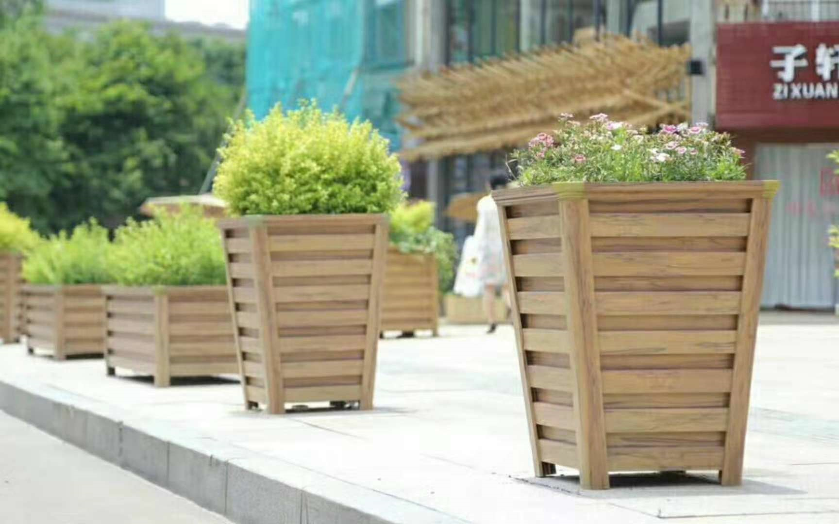 兰州不锈钢大堂花钵
